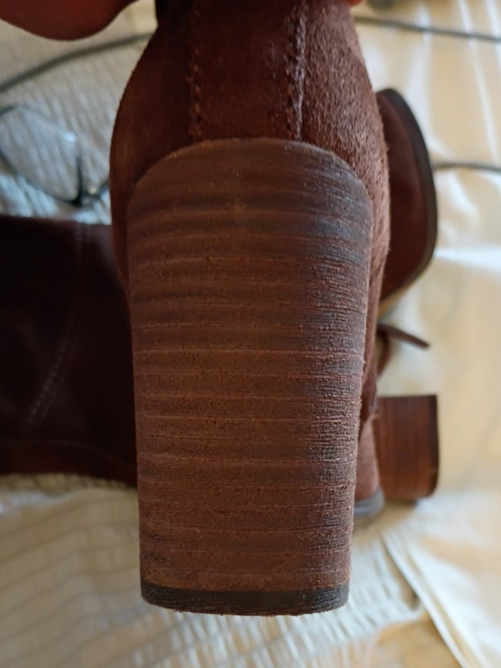 Steve Madden Women's Over-the-Knee Suede Boots in Chestnut Brown Novela Size 8.5 - Picture 16 of 17